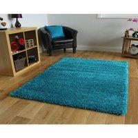 Smart Living Shaggy Rug 60 X 110cm Teal, Blue