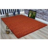 Smart Living Shaggy Rug 60 X 110cm Terracotta, Orange