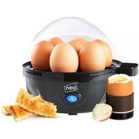Neo 3-in-1 Electric Egg Boiler Poacher and Steamer - Black, Black