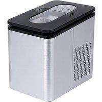 Neo 1.8L Electric Ice Cube Maker Machine - Chrome, Silver