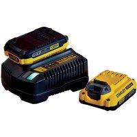 Stanley FatMax V20 18V Starter Kit - Black & Yellow