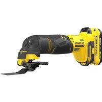 Stanley FatMax 2Ah V20 18V MultiTool w/Battery, Accessories, Black