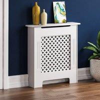 Vida Designs Oxford Radiator Cover White Small, White