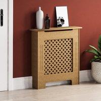 Vida Designs Oxford Radiator Cover Unfinished Small, Brown
