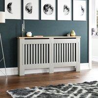 Vida Designs Arlington Radiator Cover Grey Large, Grey