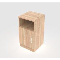 Welcome Furniture Ready Assembled Coventry 1 Door Bedside Cabinet Bardolino Light Oak, Brown