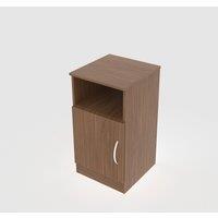 Welcome Furniture Ready Assembled Coventry 1 Door Bedside Cabinet Noche Walnut, Brown
