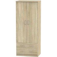 Welcome Furniture Ready Assembled Coventry Wardrobe Bardolino Light Oak, Brown