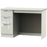 Ready Assembled Indices Desk Kaschmir Gloss, Silver