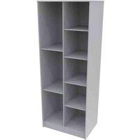 Ready Assembled Indices Tall Shelf Unit White Gloss, White