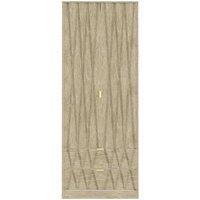 Welcome Furniture Ready Assembled Copenhagen Two Door Two Drawer Wardrobe Bardolino, Brown