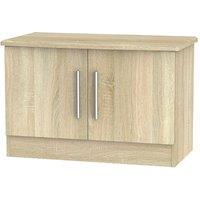 Ready Assembled Kirkhill Compact TV Unit Bardolino, Brown