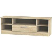 Ready Assembled Kirkhill Wide TV Unit Bardolino, Brown