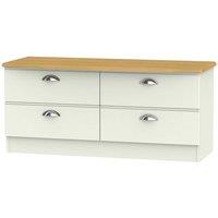 Ready Assembled Tilly 4 Drawer Bed Box Cream, Cream