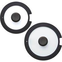 Tower Freedom 2-Piece Glass Lids - 24/28cm, Grey
