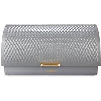 Tower Empire Roll Top Bread Bin - Grey, Grey