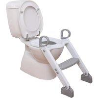 Dreambaby Step Up Toilet Trainer Grey and White, White