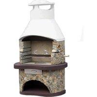 Callow Tampere Modern Masonry BBQ, Grey