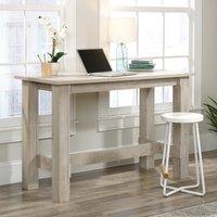 Teknik Counter Height Work Bench - Chalked Chestnut Finish, Brown