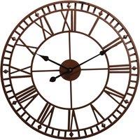 Garden Gear Roman Numeral Garden Wall Clock - Bronze, Brown