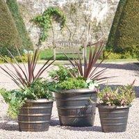 Garden Grow Beehive Planters - 3 Pack, Brown