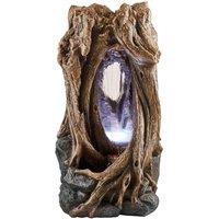 Garden Gear Serenity Tree Trunk Waterfall Water Feature, Brown
