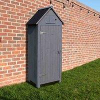 Airwave Tall Garden Storage Unit - Grey, Grey