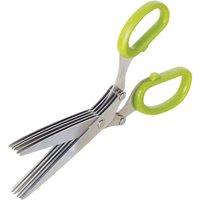 Fallen Fruits 5-Bladed Herb Scissors, Green