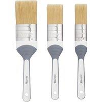 Harris Seriously Good Woodwork Stain & Varnish Paint Brushes - Pack of 3