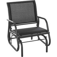 Outsunny Gliding Chair - Grey, Grey