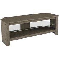 AVF Calibre 115cm Grey TV Stand with Glass Shelf, Brown