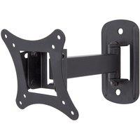 AVF Extendable Tilt and Turn Monitor Wall Mount for screens up to 32 inch - Black, Black