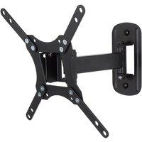AVF Extendable Tilt and Turn Monitor Wall Mount for Screens up to 43 inch - Black, Black