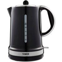 Tower T10049NOR Belle 3KW 1.2L Jug Kettle - Black, Black