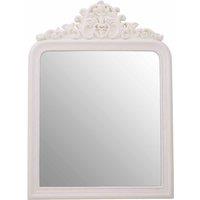 Interiors by PH Premier Housewares Ornate Wall Mirror - Cream, Cream