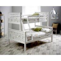 Carra White Triple Sleeper and Spring Mattresses, White