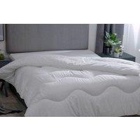 Hotel Premium Microfibre Filled Single Duvet 4.5 Tog, White