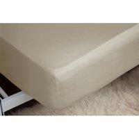 Easy Care Fitted Sheet Single Mushroom, Grey
