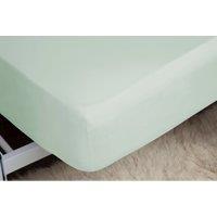 Easy Care Fitted Sheet Single Breeze, Green