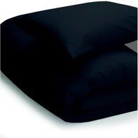Belledorm Easy Care Minimum Iron Duvet Cover Single Black, Black