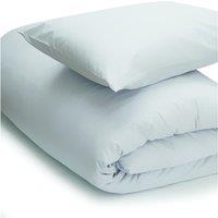 Belledorm Easy Care Minimum Iron Duvet Cover Double Cloud, Grey