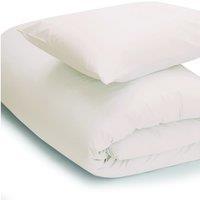 Belledorm Easy Care Minimum Iron Duvet Cover King Ivory, Cream