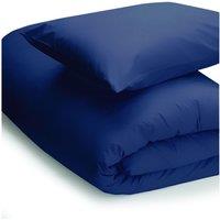 Belledorm Easy Care Minimum Iron Duvet Cover Single Navy, Blue