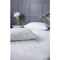 Mattress Protector King Waterproof, White