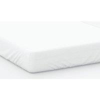 100% Cotton 200 Thread Count Fitted Sheet Deep 18" King White, White