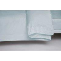 Egyptian Cotton 400 Thread Count Double Oxford Duvet Cover Duck Egg, Blue