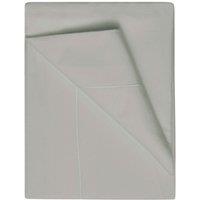 Egyptian Cotton 400 Thread Count King Flat Sheet Platinum, Grey