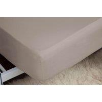Egyptian Cotton 400 Thread Count Super King Fitted Sheet 12" Pewter, Grey