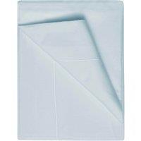 Egyptian Cotton 400 Thread Count Double Flat Sheet Duck Egg, Blue