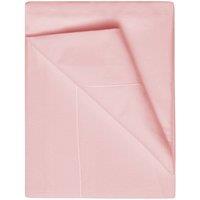 Egyptian Cotton 400 Thread Count Single Flat Sheet Blush, Pink